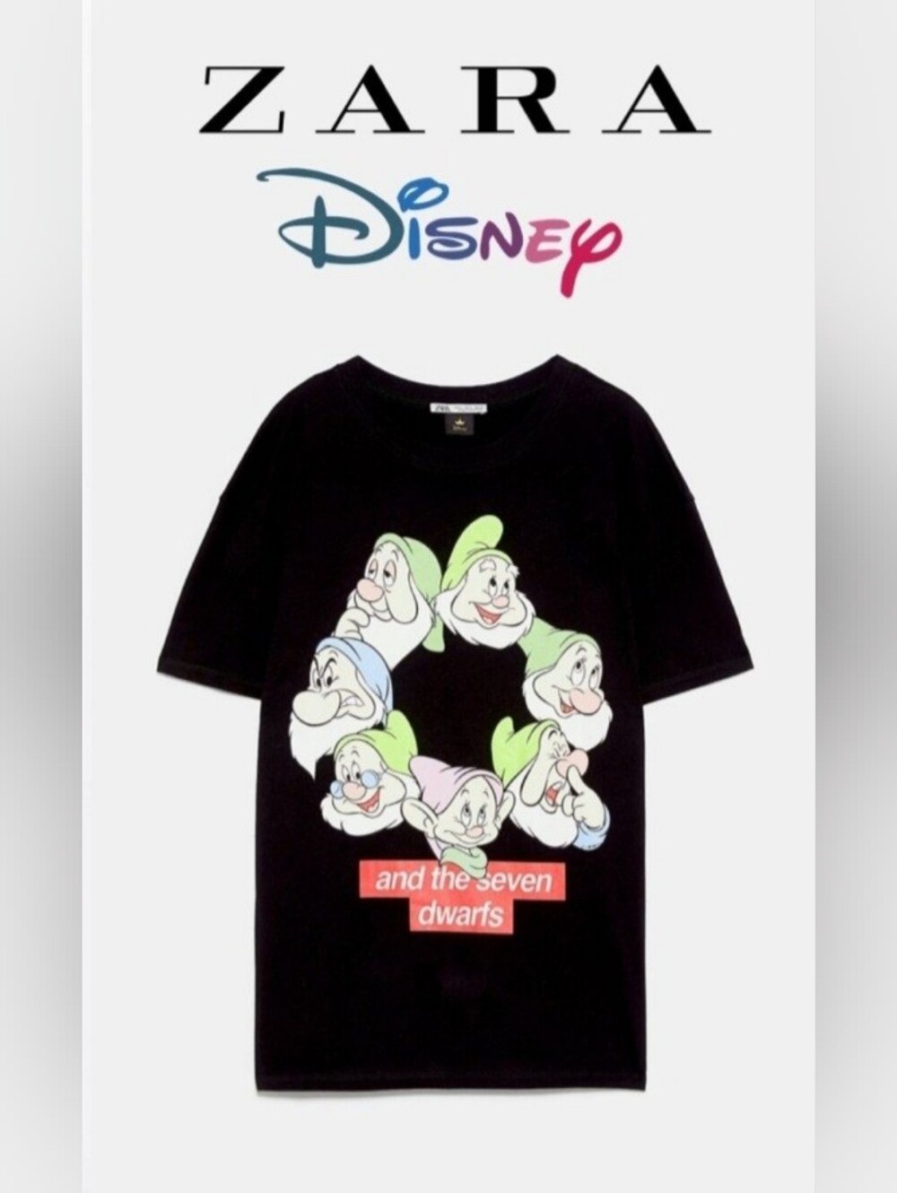 Zara x Disney "Snow White" T-shirt, NWT